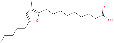 2 furannonanoic acid, 3 methyl 5 pentyl 